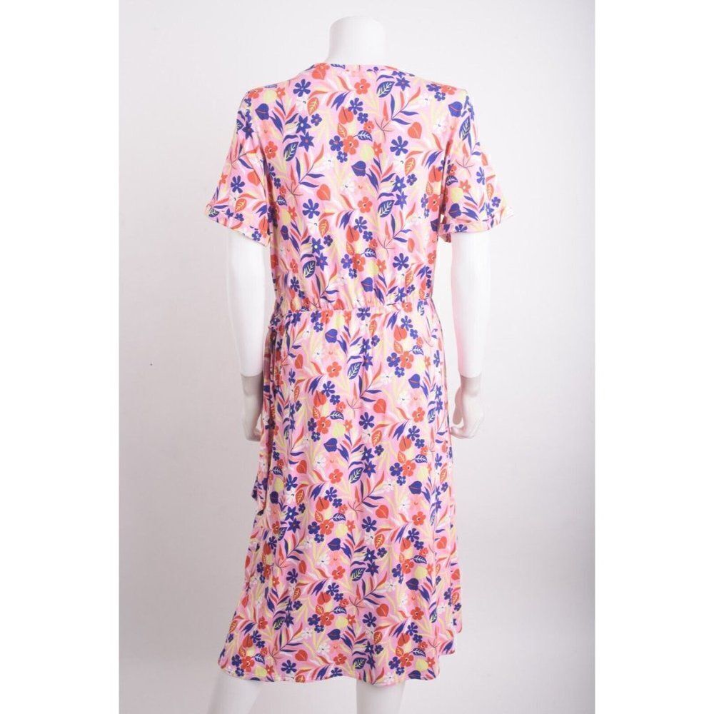 Boden Womans Amanda Midi Dress UK 14R US 10 Pink Multicolor Floral NWT - Picture 5 of 6